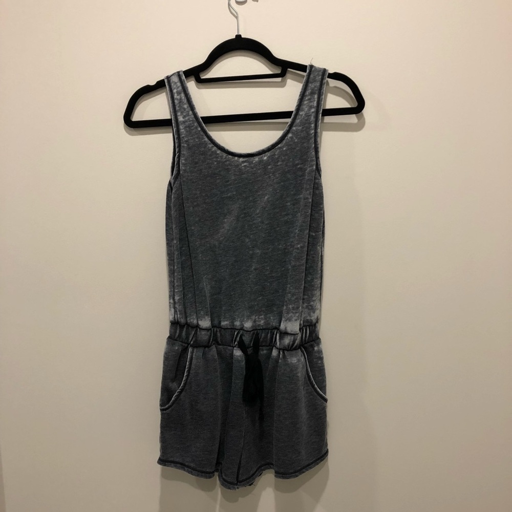 Distressed Grey Romper S
